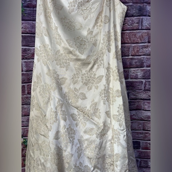 Vintage Lace-up Tulle Underlay Gown - Picture 9 of 9